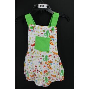 SASSY STITCHES BABY BUBBLE OUTFIT Mexican  Theme 2T